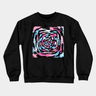 Tunnel Swirl Pastel Arrow Pattern Crewneck Sweatshirt